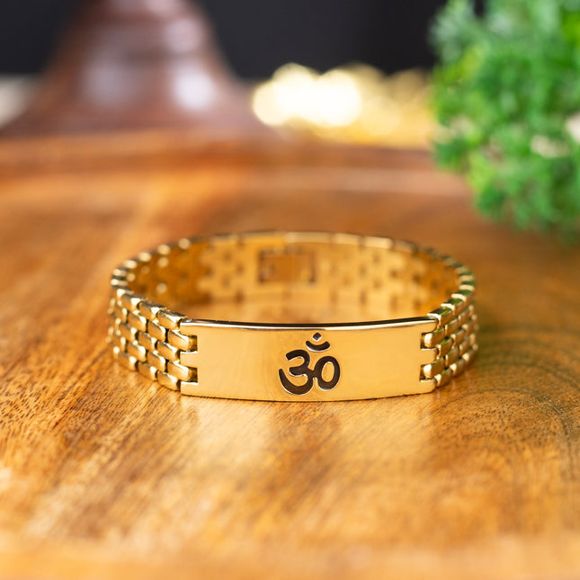 Delux Gold Plated OM Bracelet