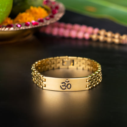 Delux Gold Plated OM Bracelet