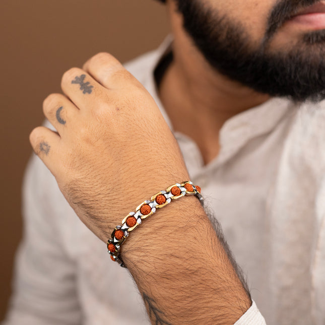 Sanskriti Premium Rudraksha Bracelet